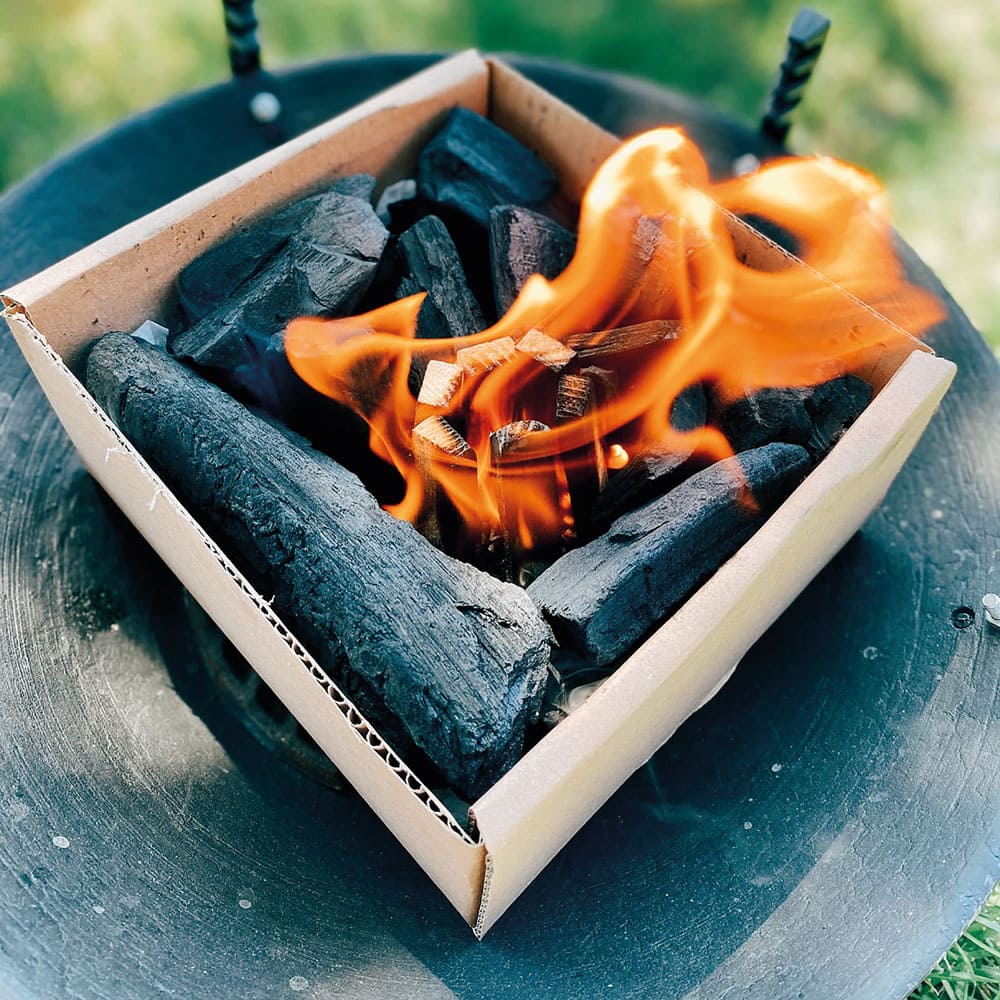 Holzkohle Grilleinsatz Holzkohle Grilleinsatz keine Anzündhölzer oder chemische Brandbeschleuniger nötig