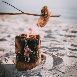 Schwedenfeuer - eine ökologische Outdoor-Kochstelle