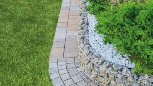 Wilk Gabionenabgrenzung. Witterungsbeständiger Drahtkorb aus 3 mm starkem, feuerverzinktem Draht