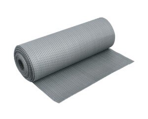 PE-Rattan-Sichtschutzmatte Hellgrau