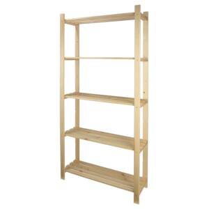 Holzregal mit 5 Böden
