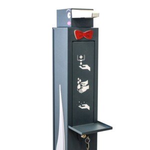 Desinfektionsständer Kids. Mit praktischer Abtropfschale