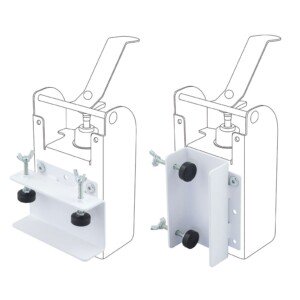 Dosierspender Befestigung Schraubstock Dosierspender Befestigung durch das Schraubstock-Prinzip