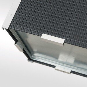 Standsicherheit durch Aluminiumfüße